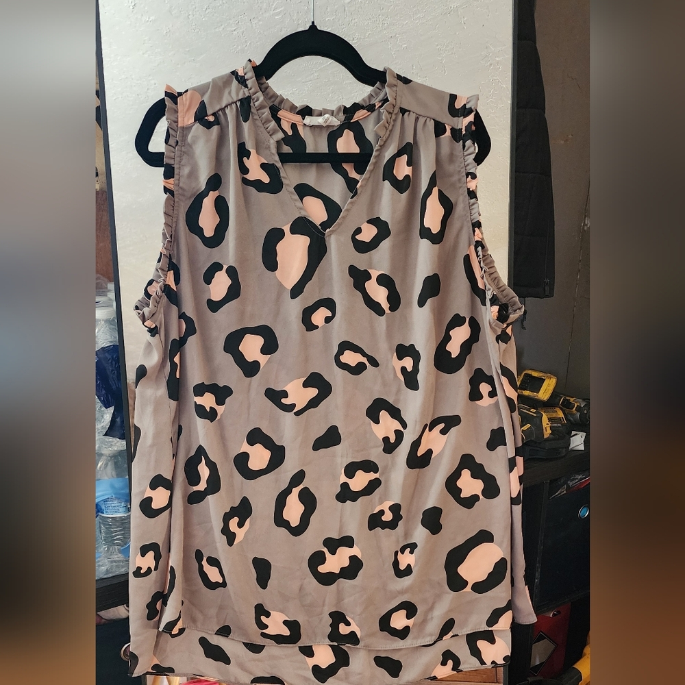 Leopard print tank